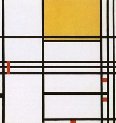 Composition with Black by Piet Mondrian
